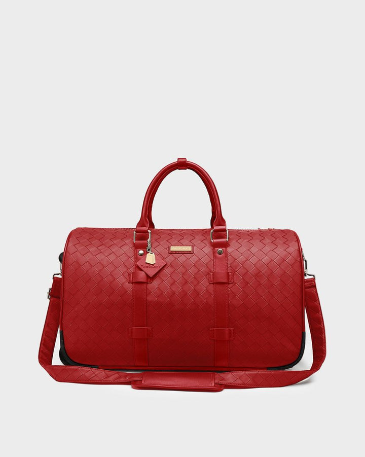 Bodega Traveler Rolling Duffle in Red