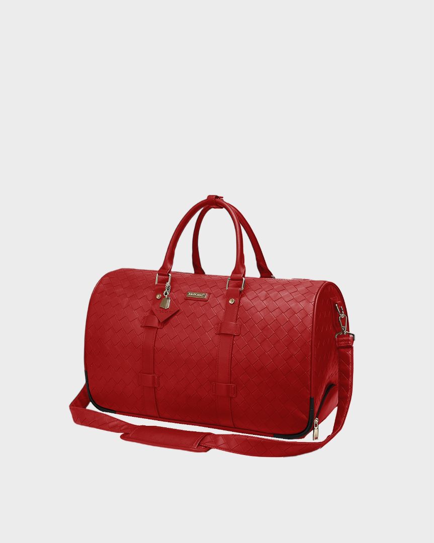 Bodega Traveler Rolling Duffle in Red