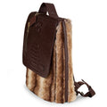 Brown Fur Backpack