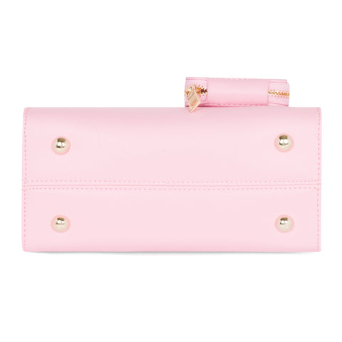 Bubble Gum Pink Mini Tote Bag
