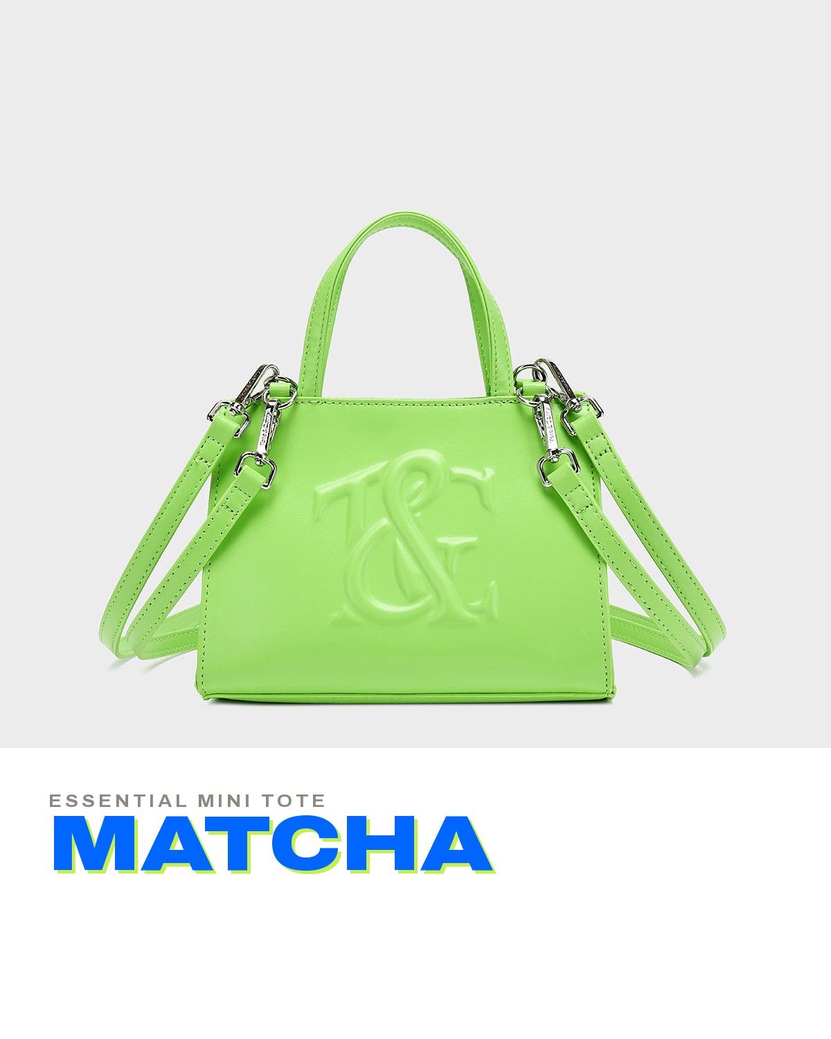 Essential Mini Tote in Matcha — A+ 1