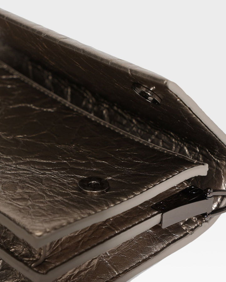 Camila Shoulder Bag in Gun Powder Grey