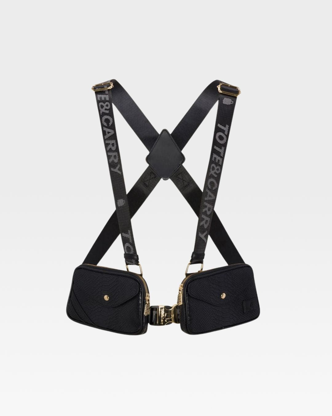 Caution Tape Travel Set in Black