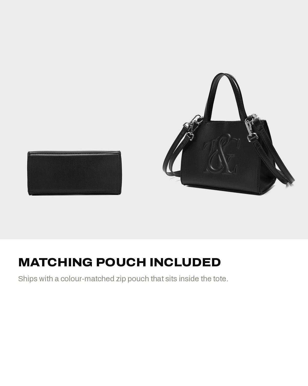 Essential Mini Tote in Onyx — A+ 4