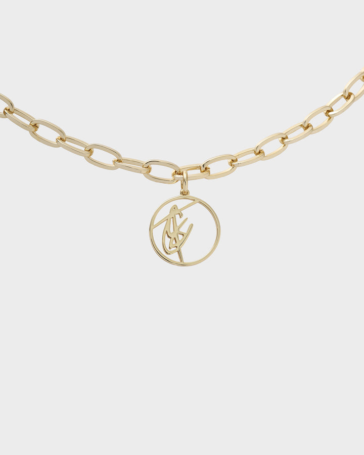 Charm Necklace in Gold