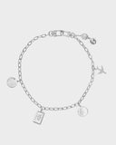 Charm Necklace in Silver