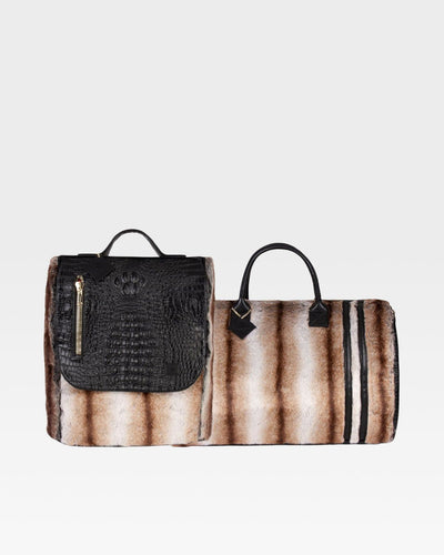 Chinchilla Travel Set in Caramel