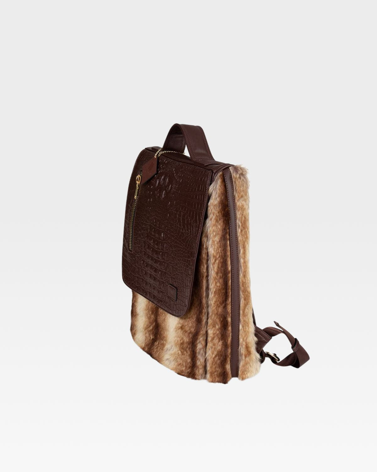 Chinchilla Travel Set in Dark Brown