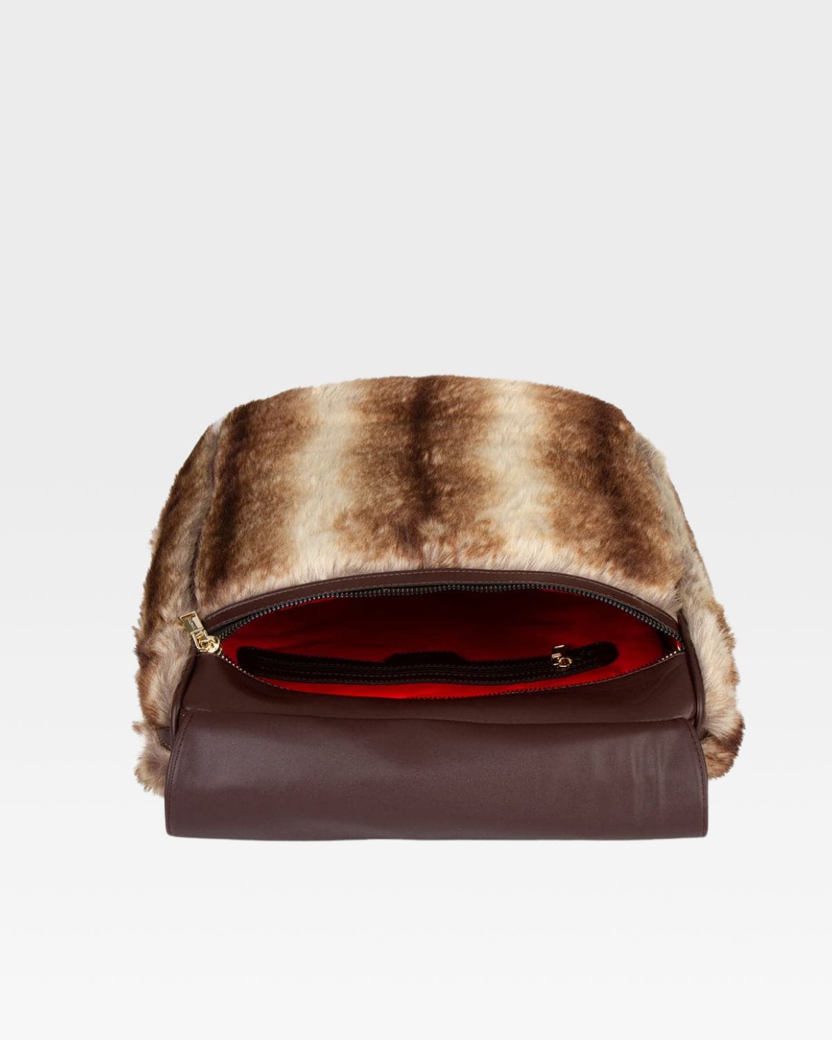 Chinchilla Travel Set in Dark Brown