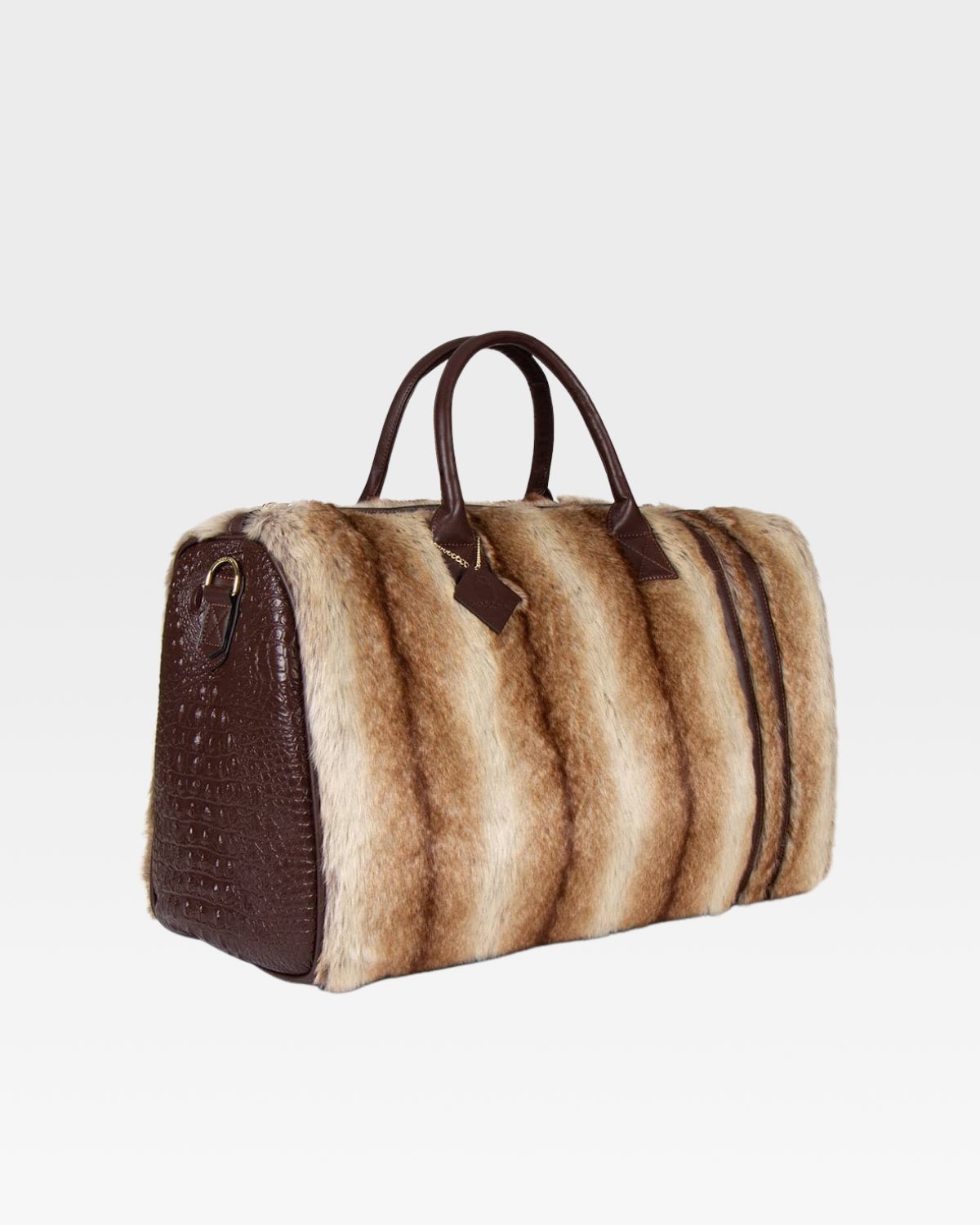 Chinchilla Travel Set in Dark Brown