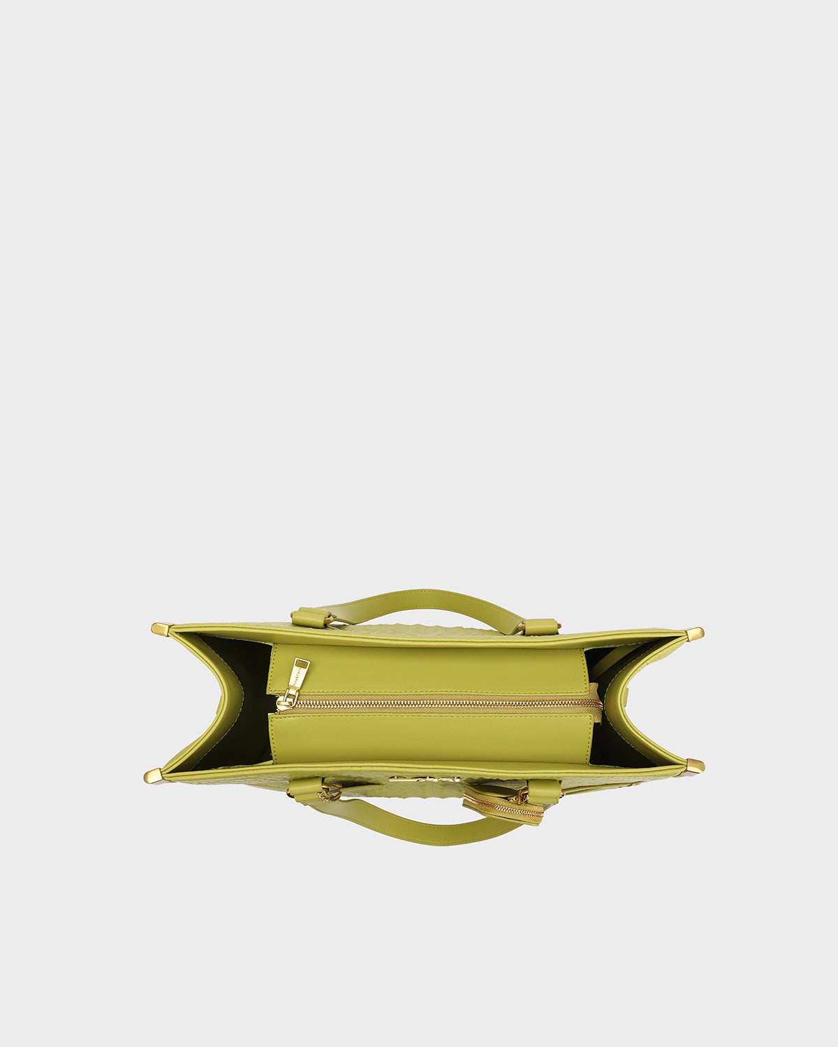 City scape Tote in Avocado Green