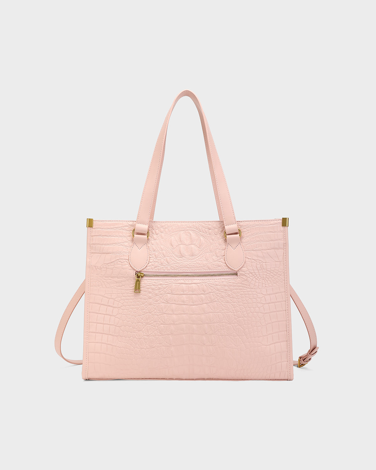 City scape Tote in Baby Pink