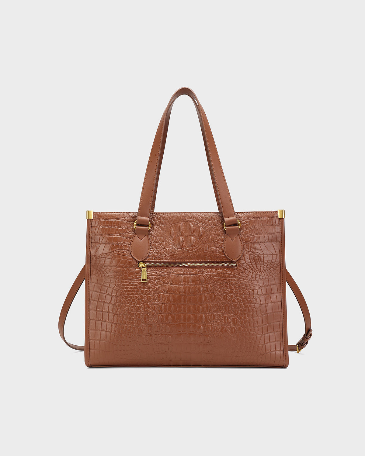 City scape Tote in Brown