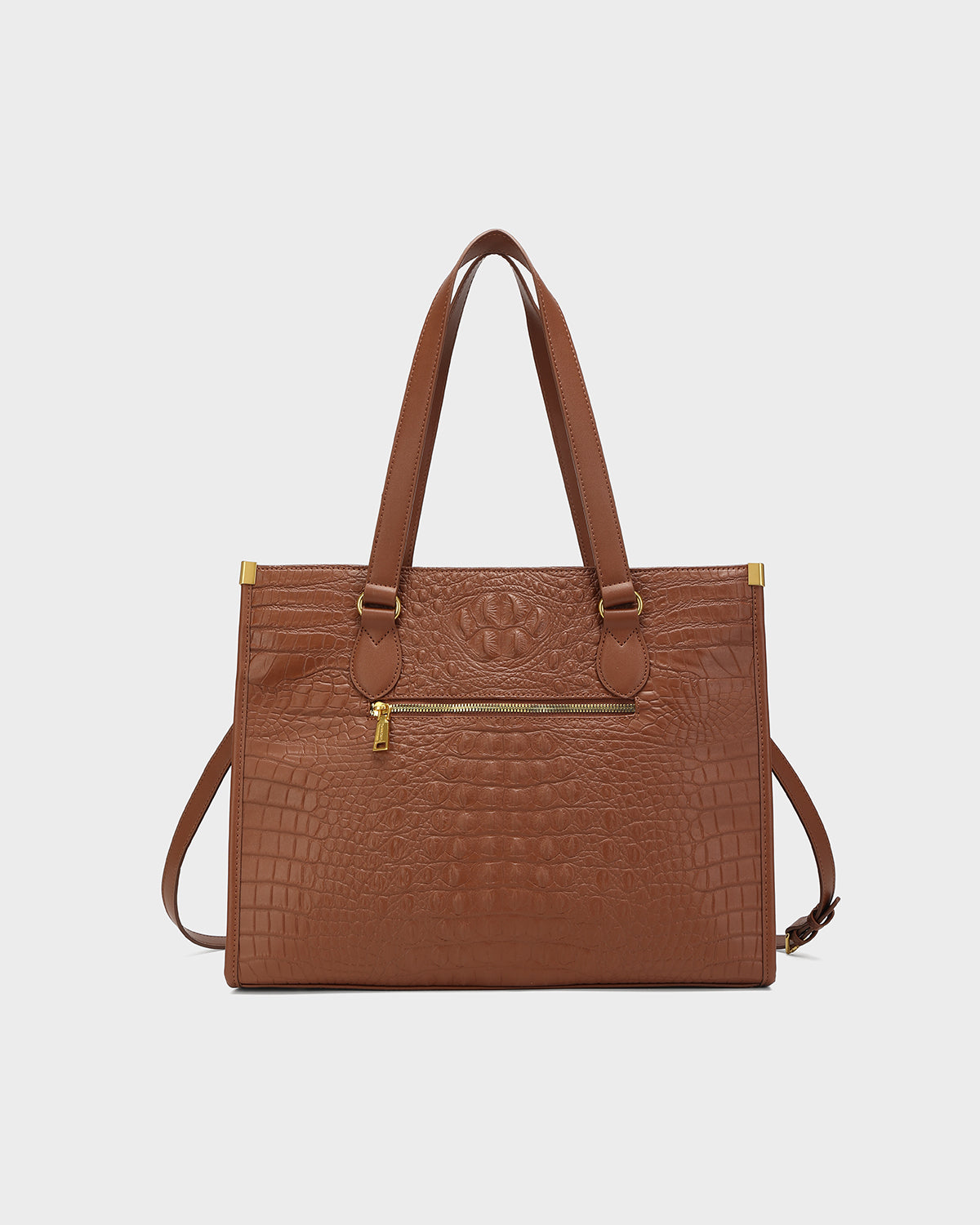 City scape Tote in Caramel