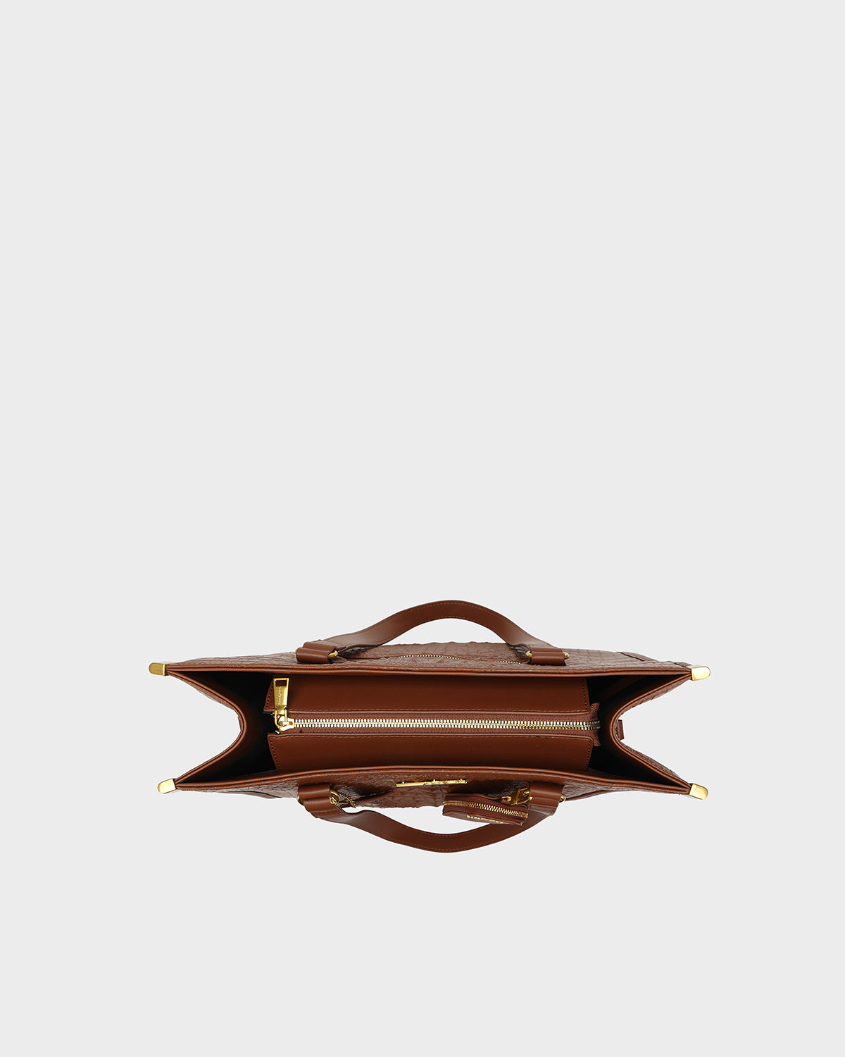 City scape Tote in Caramel