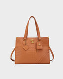 City scape Tote in Caramel