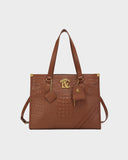 City scape Tote in Caramel