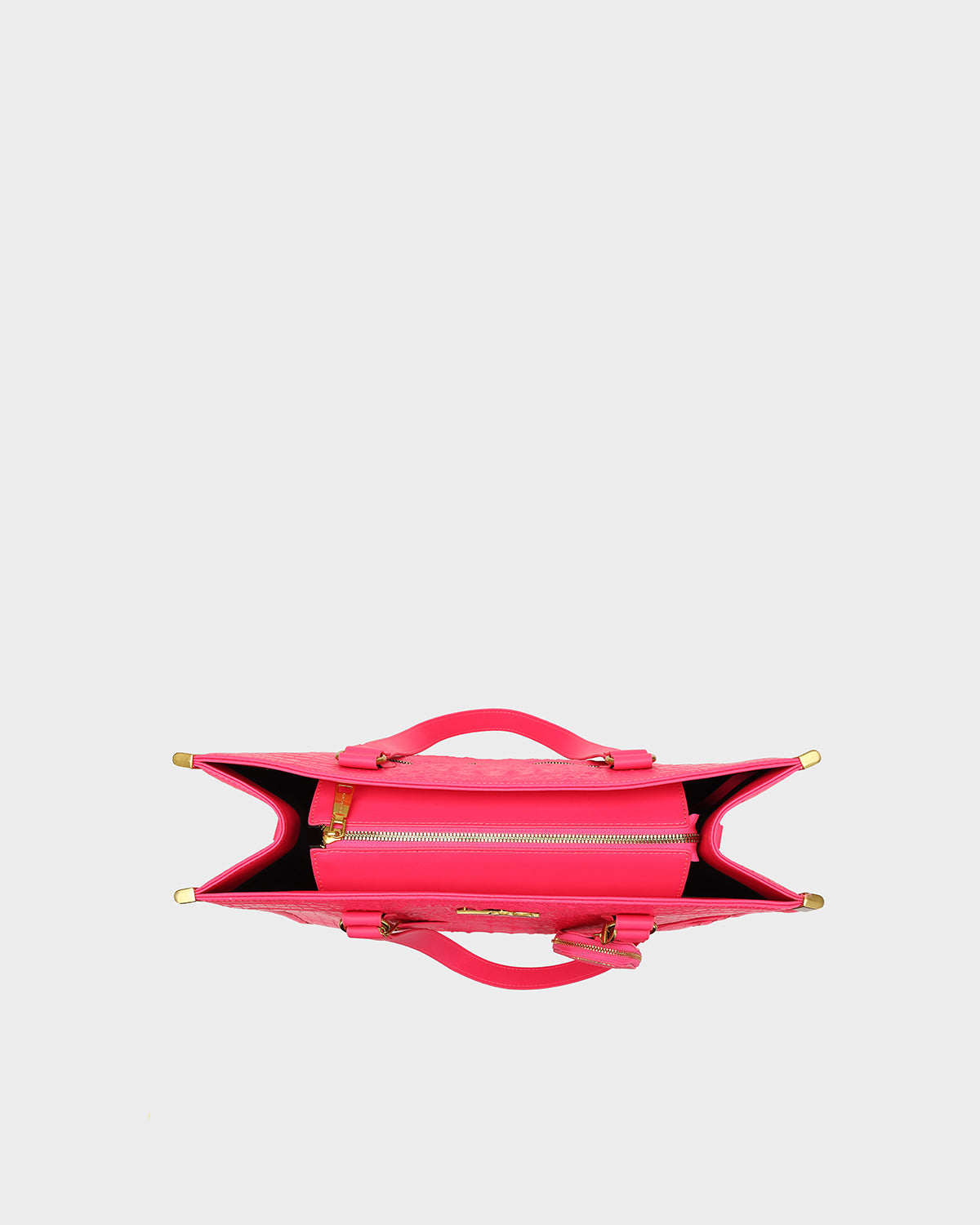 City scape Tote in Neon Pink