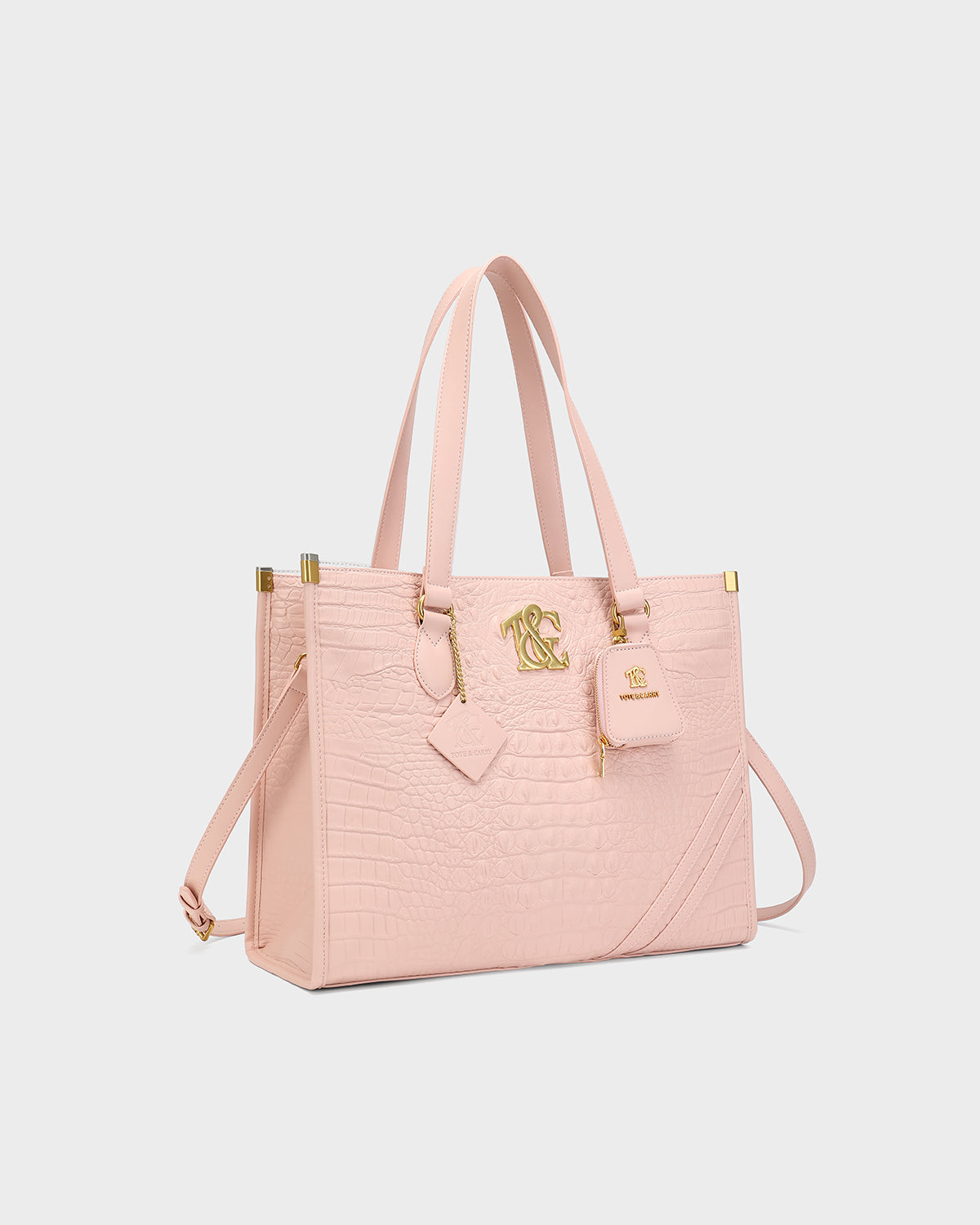 Cityscape Tote in Baby Pink