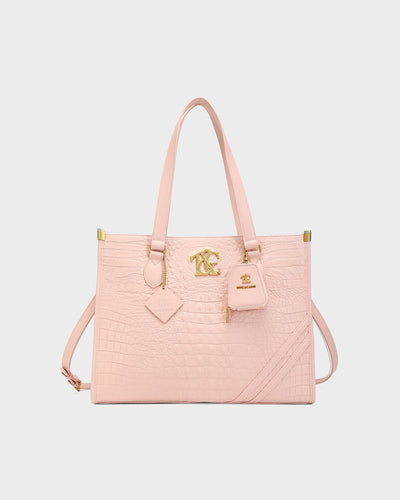 Cityscape Tote in Baby Pink