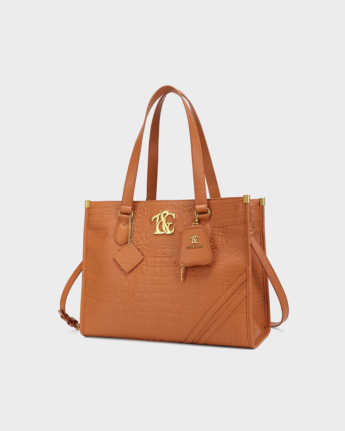 Cityscape Tote in Caramel