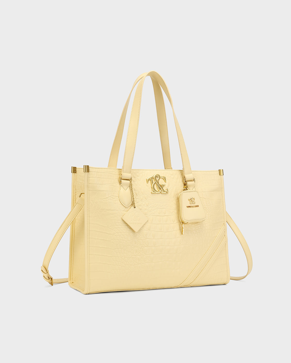 Cityscape Tote in Champagne Yellow