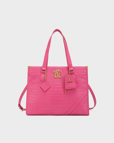 Cityscape Tote in Fuchsia