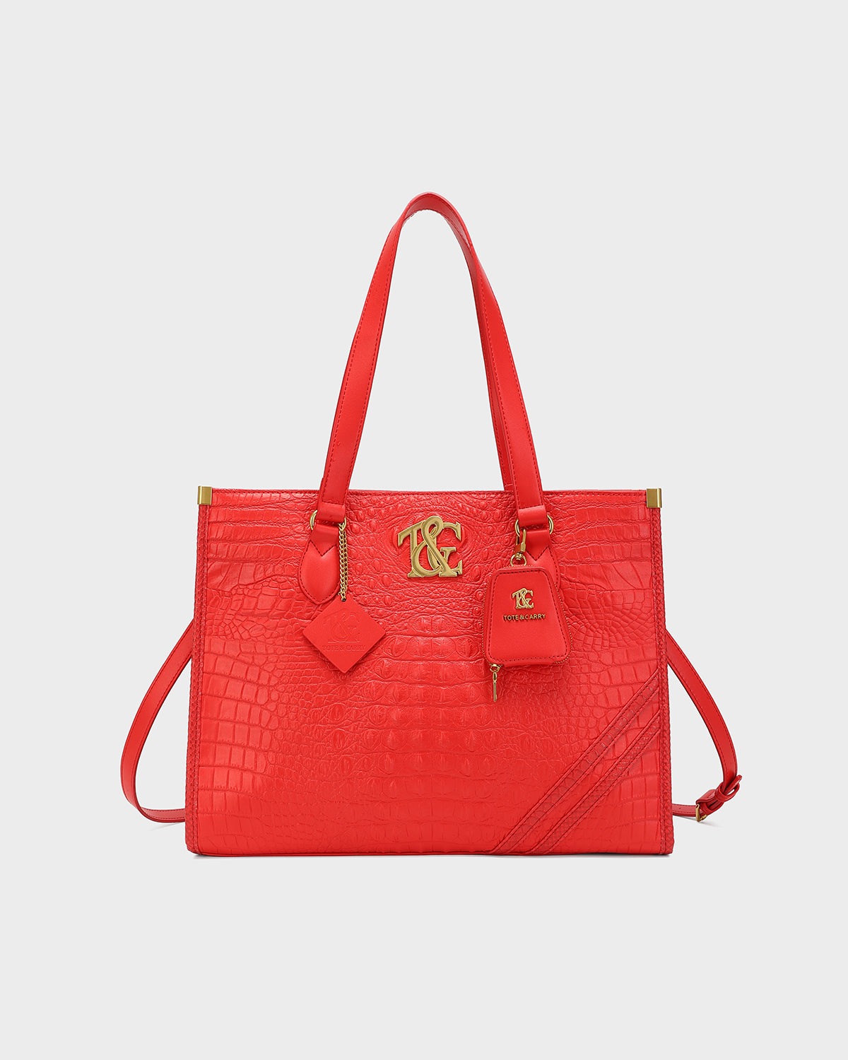 Cityscape Tote in Red