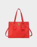Cityscape Tote in Red