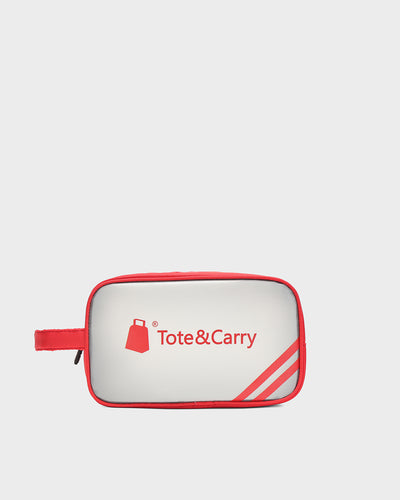 Clarity Toiletry Bag in Red