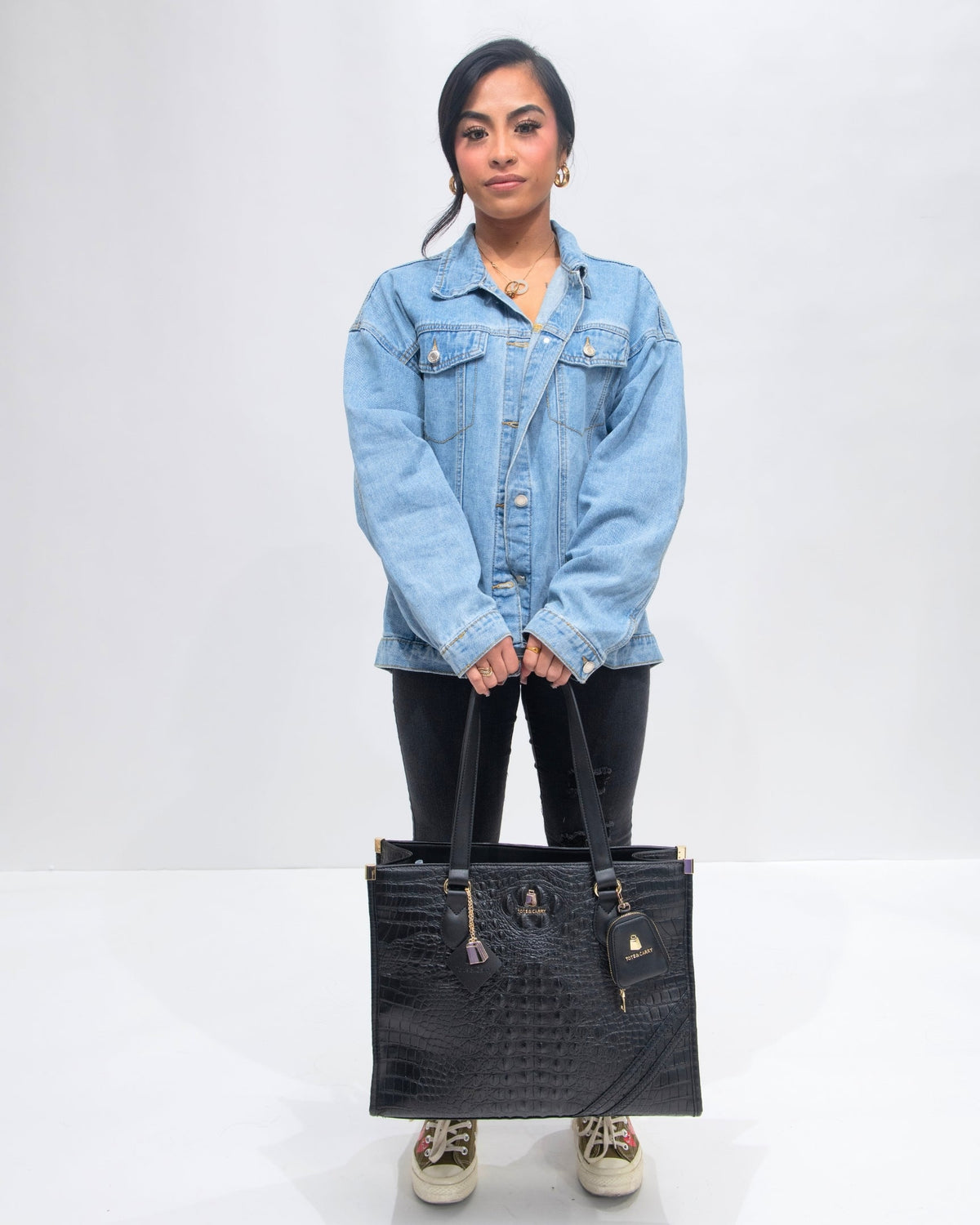 Apollo 2 Tote Bag in Black