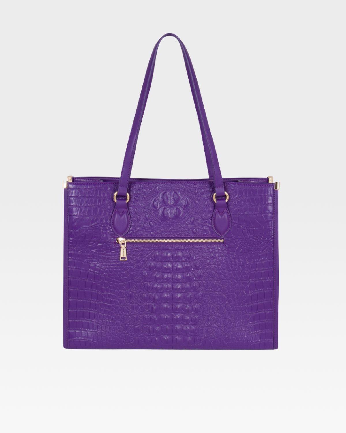 Statement City Tote Bag in Purple