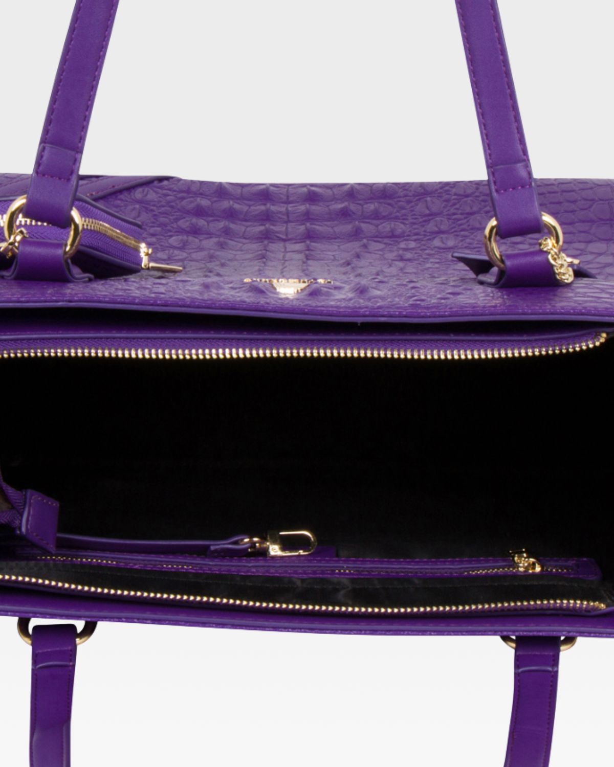 Statement City Tote Bag in Purple