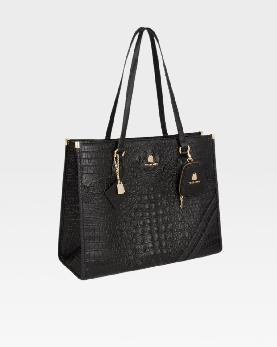 Apollo 2 Tote Bag in Black