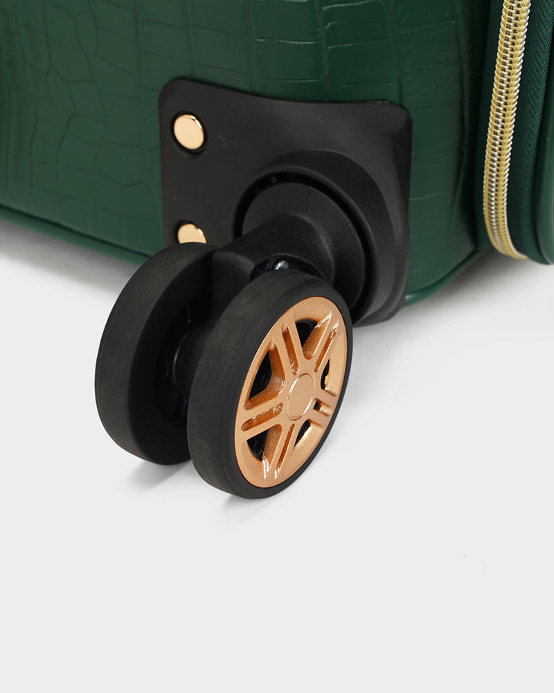 Apollo 2 Suitcase 2 Piece Set in Emerald Green