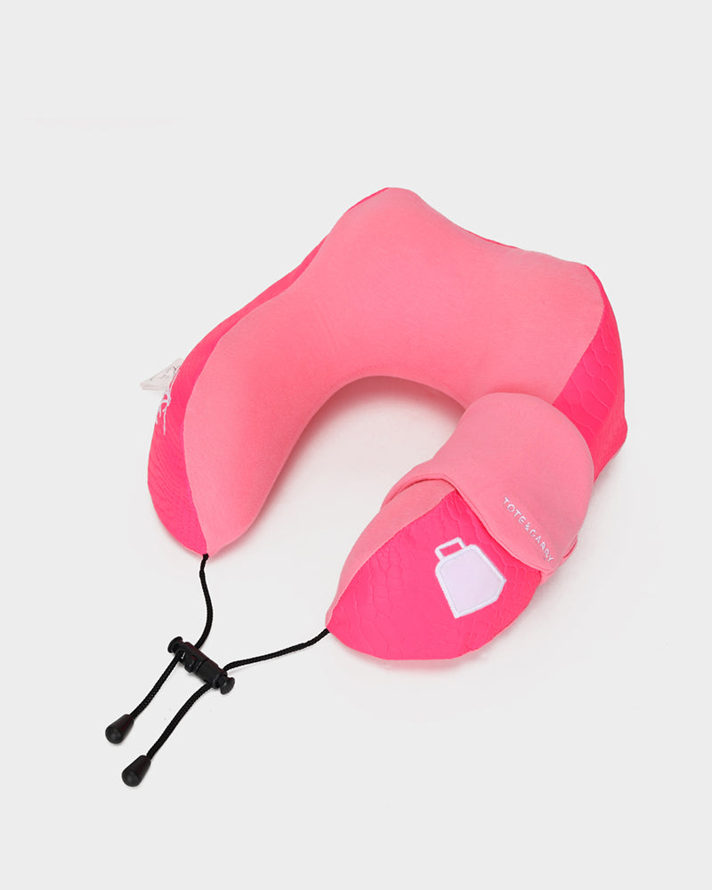 Signature Travel Neck Pillow in Pink