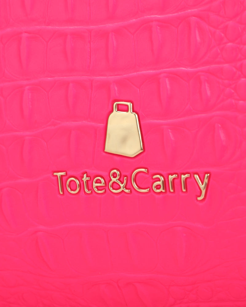 Apollo 2 Suitcase 2 Piece Set in Neon Pink