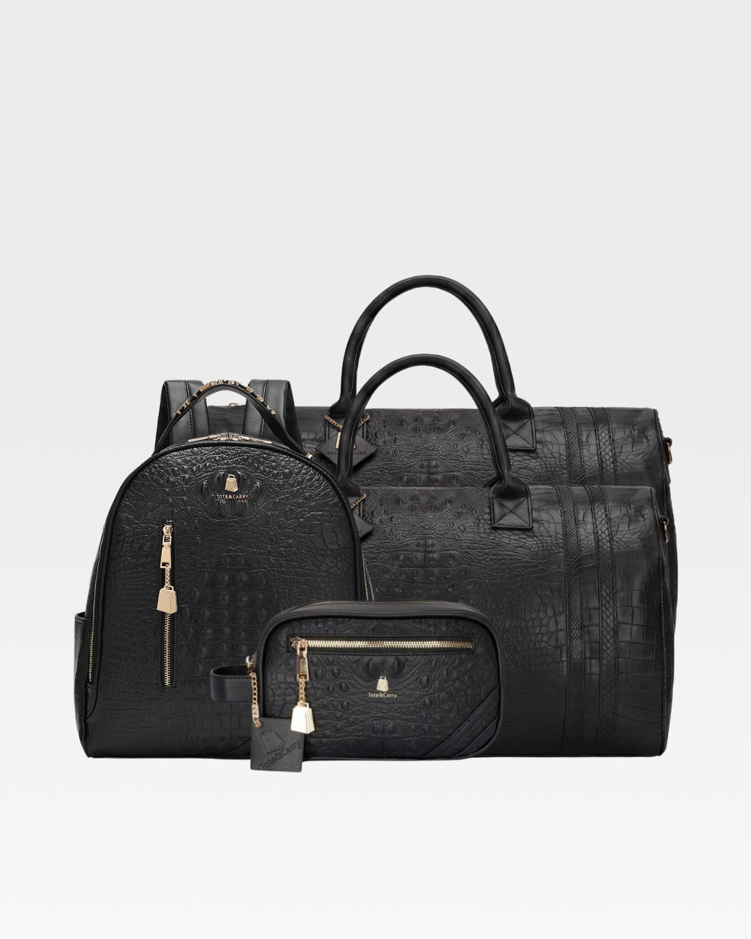 Classic Overnight 3-Piece Travel Set in Black