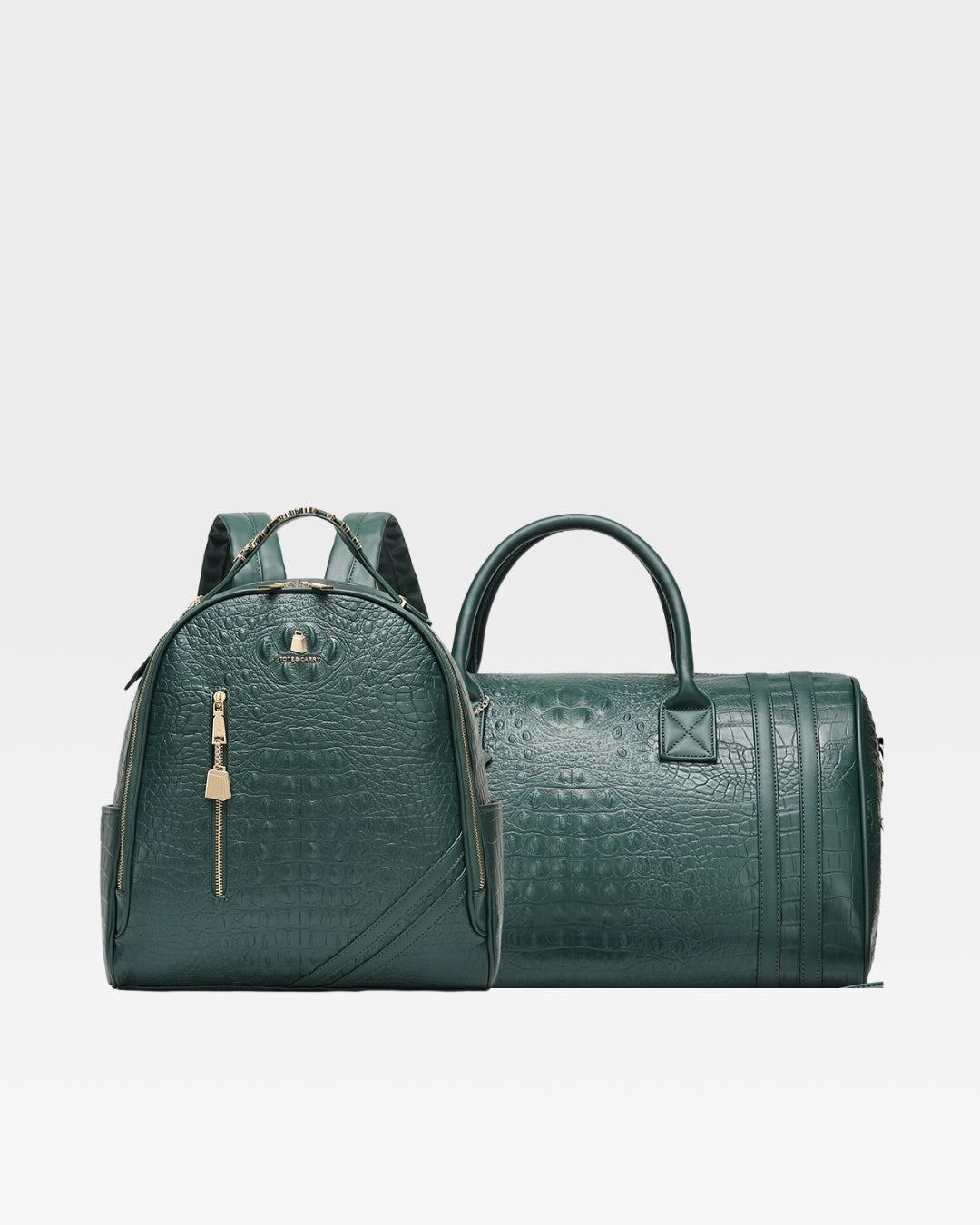 Classic Overnight 3-Piece Travel Set in Emerald Green