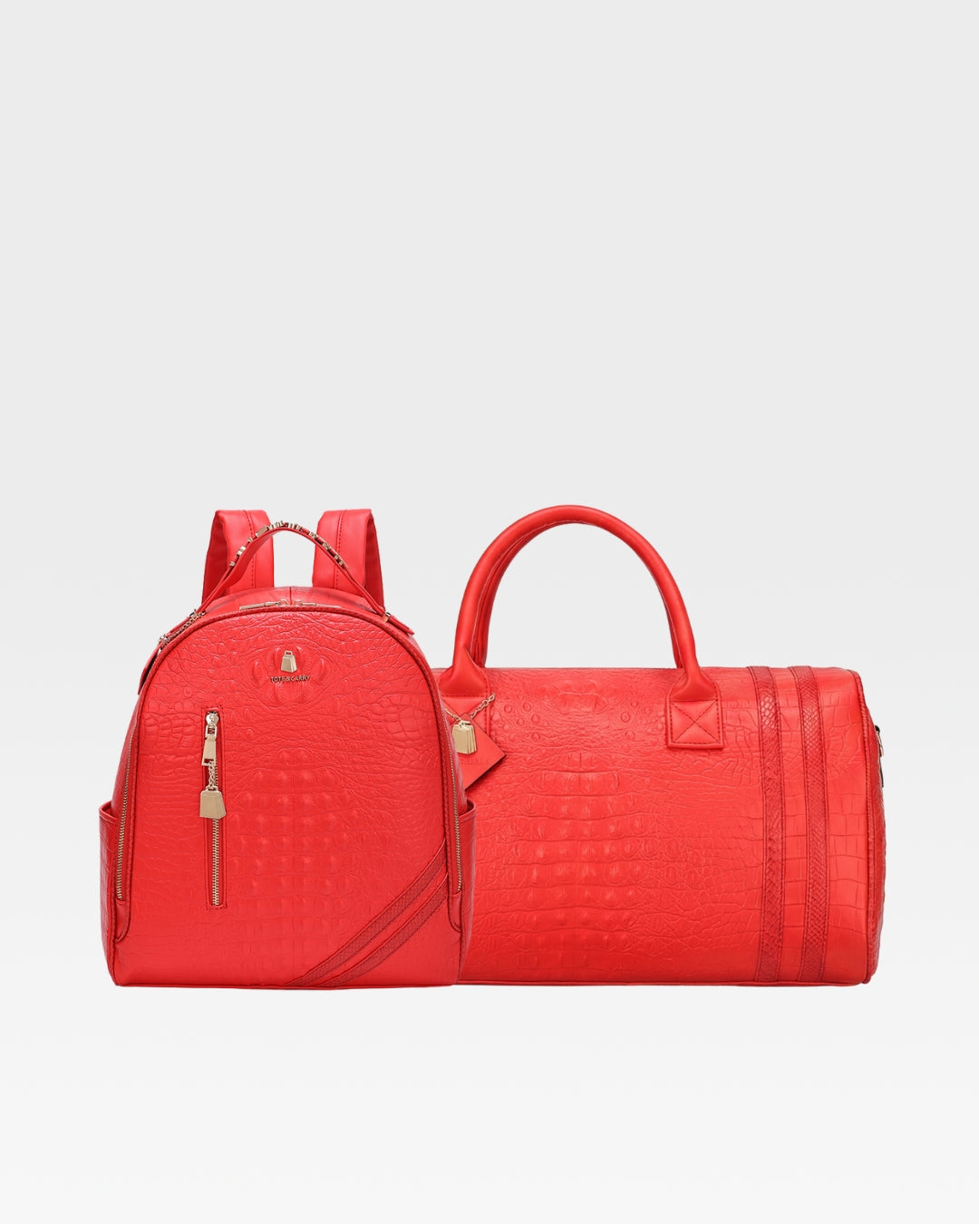 Classic Overnight 3-Piece Travel Set in Red