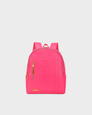 Classic Traveler Backpack in Neon Pink