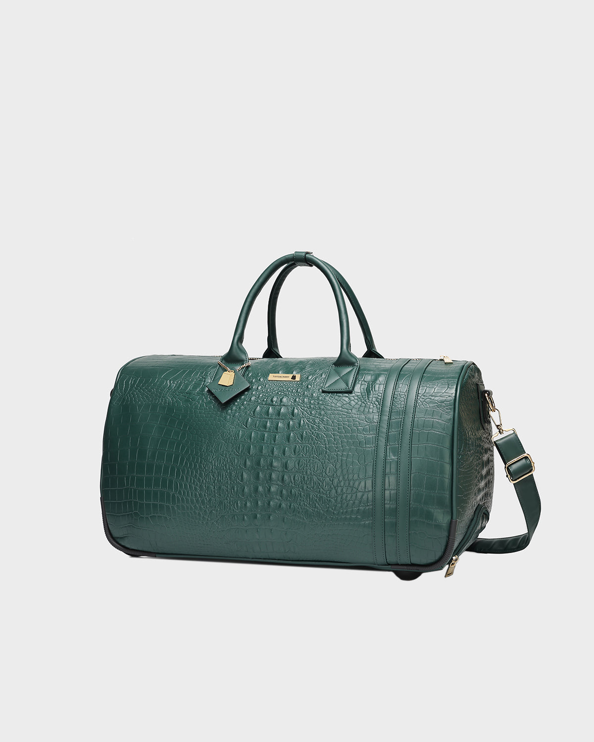 Classic Traveler Rolling Duffle in Emerald Green – Tote&Carry