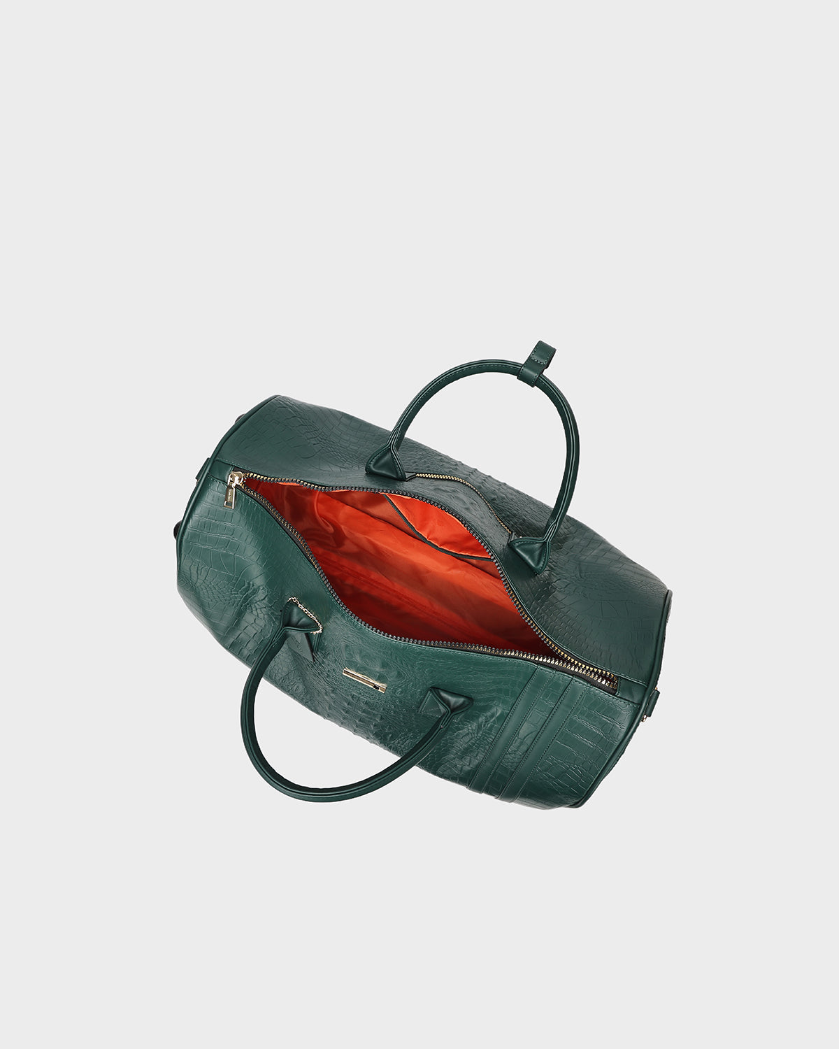 Classic Traveler Rolling Duffle Set in Emerald Green