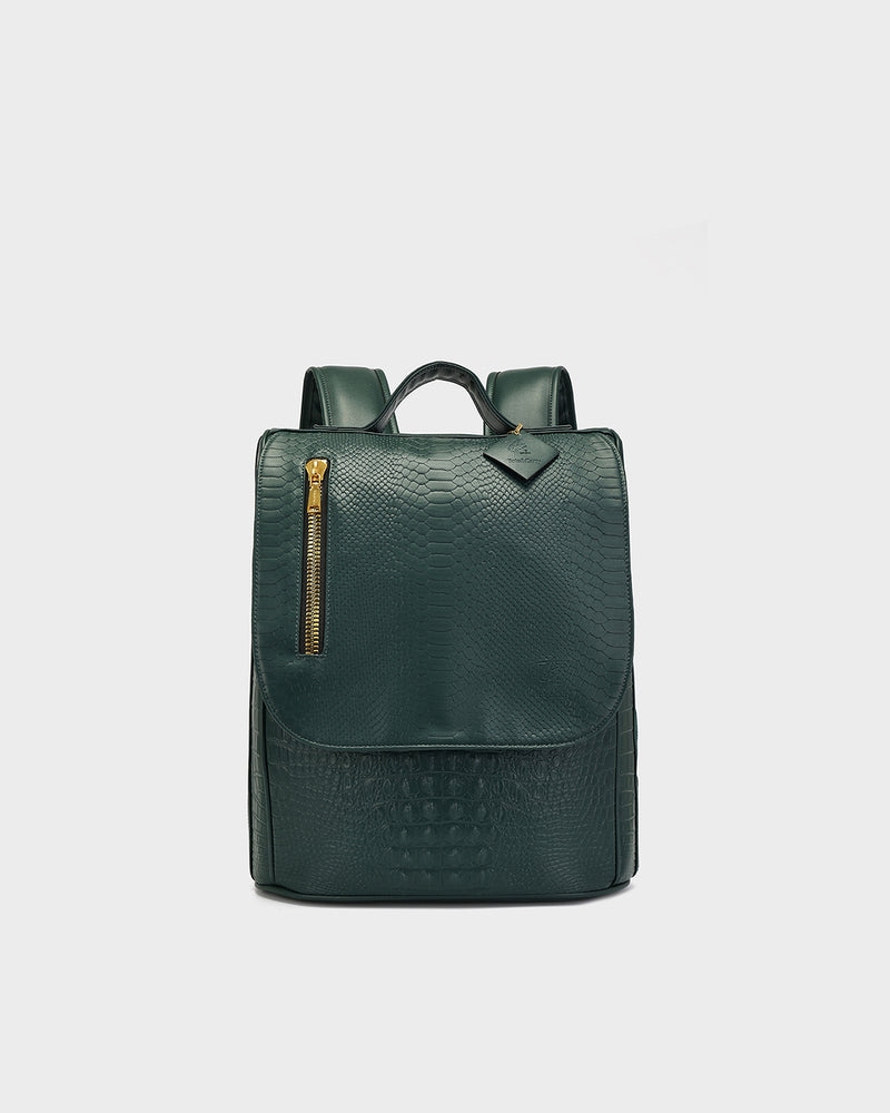 Classic Weekender Backpack in Emerald Green