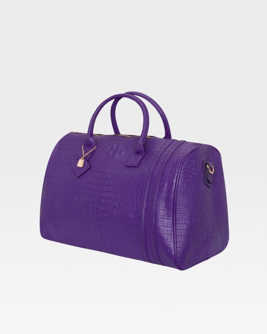 Classic Weekender Duffle Bag in Purple – Tote&Carry
