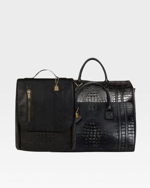 Classic Weekender Travel Set in Black