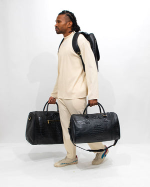 Classic Weekender Travel Set in Black