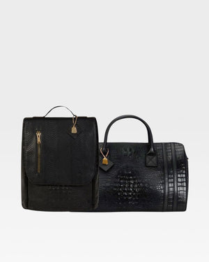 Classic Weekender Travel Set in Black