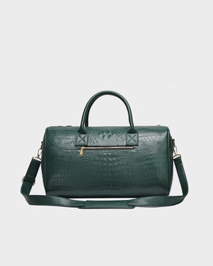 Classic Weekender Duffle Bag in Emerald Green