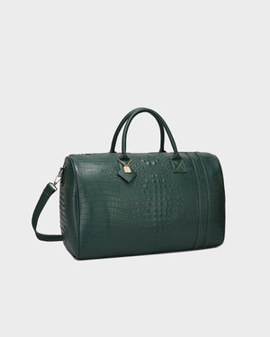 Classic Weekender Duffle Bag in Emerald Green